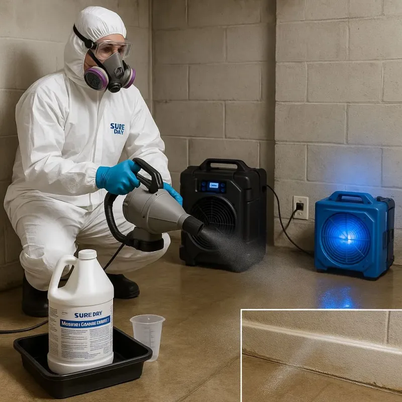 Sanitization and Odor Removal process in Rockland, MA