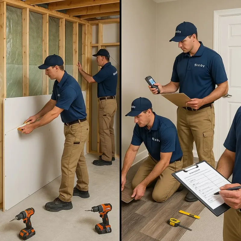 Repairs and Reconstruction process in Rockland, MA