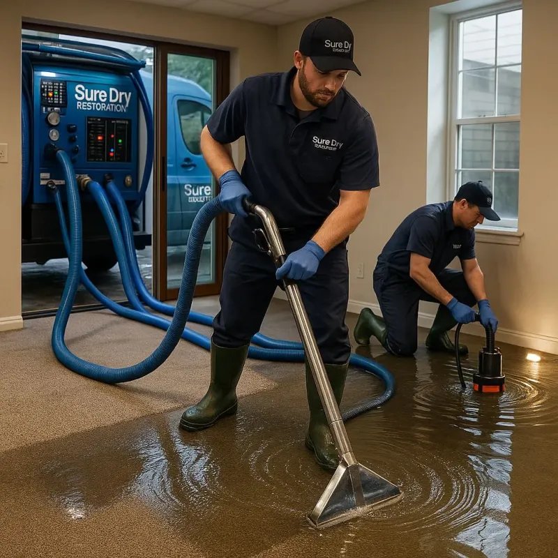 Water Extraction and Removal process in Rockland, MA